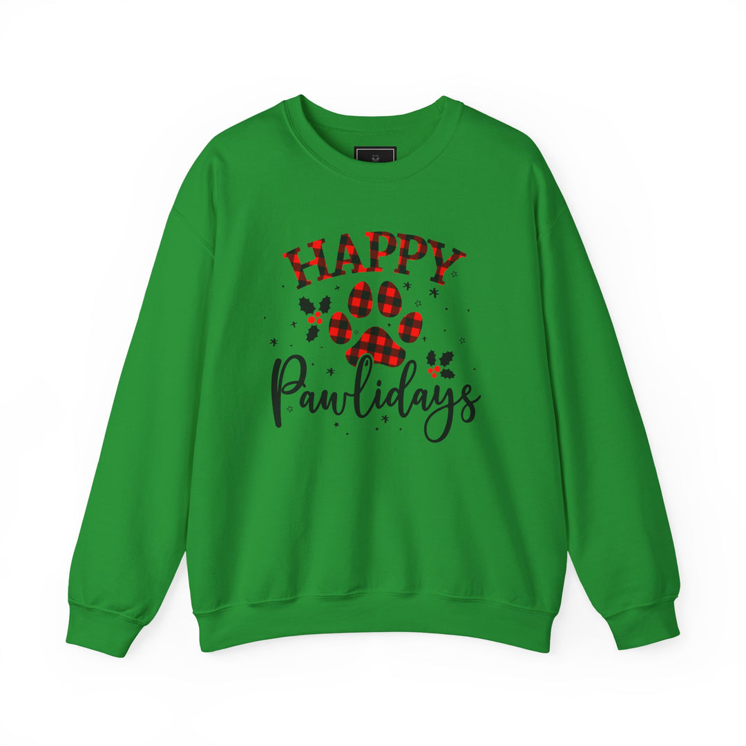 Happy Pawlidays Unisex Crewneck Sweatshirt