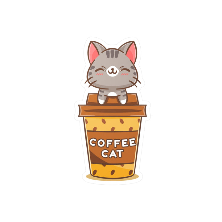 Coffee Cat Sticker
