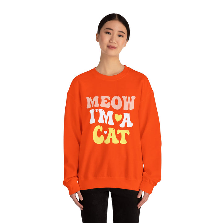 Meow I'm A Cat Unisex Crewneck Sweatshirt