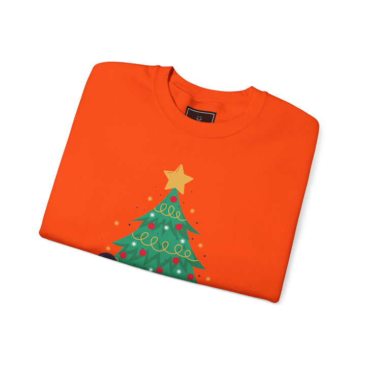 Mischievous Christmas Kitty Crewneck Sweatshirt