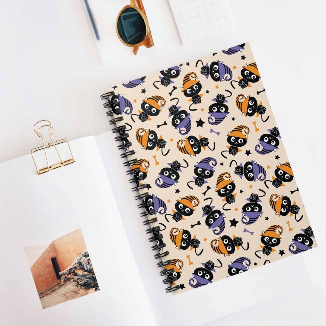Cat Witch Spiral Notebook