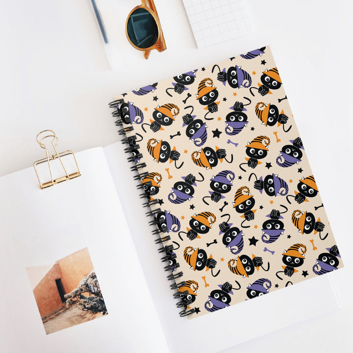 Cat Witch Spiral Notebook