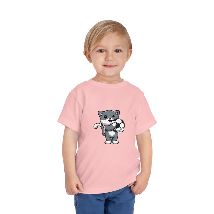 Soccer Cat Toddler Tee