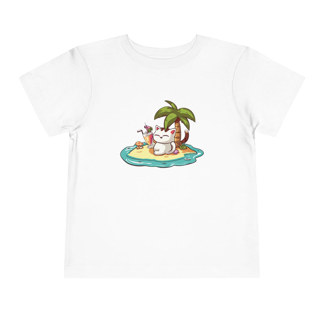 Tropical Cat Toddler Tee