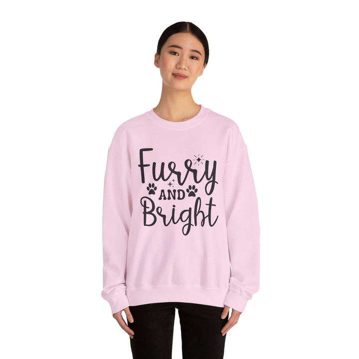 Furry and Bright Unisex Crewneck Sweatshirt