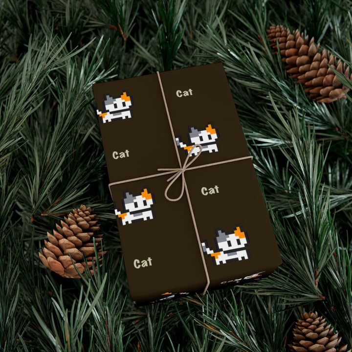Video Game Cat Gift Wrap