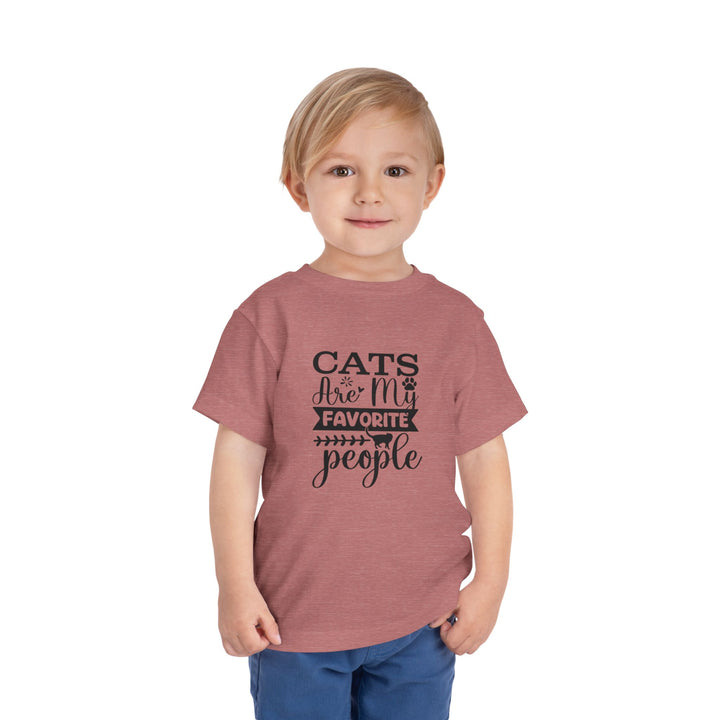 Cats Are My Favorite People Toddler Tee