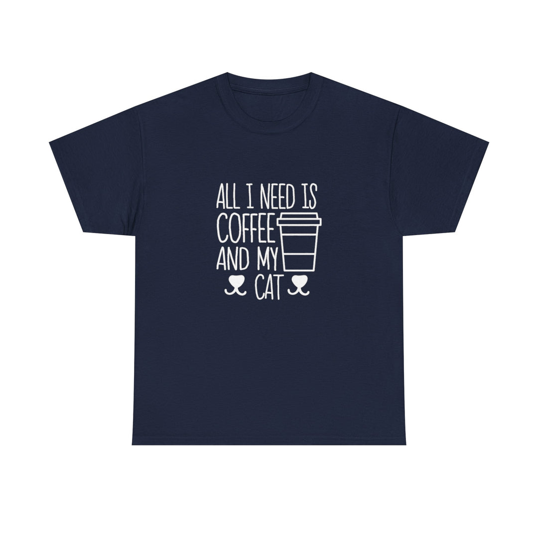 Coffee and My Cat Cotton Tee