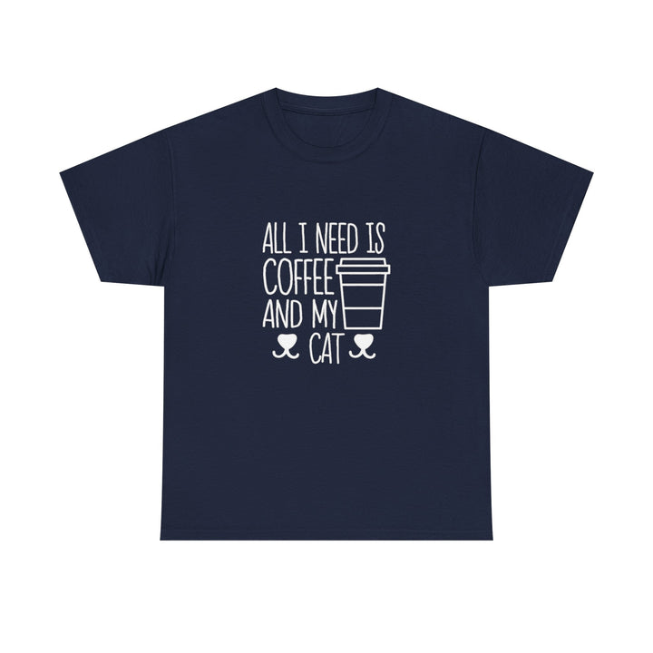 Coffee and My Cat Cotton Tee