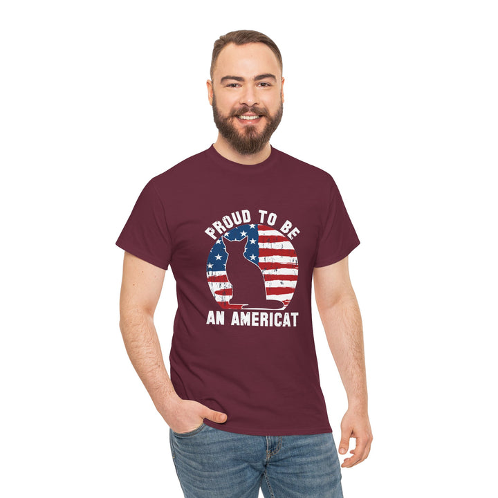 Proud to Be An Americat Cotton Tee