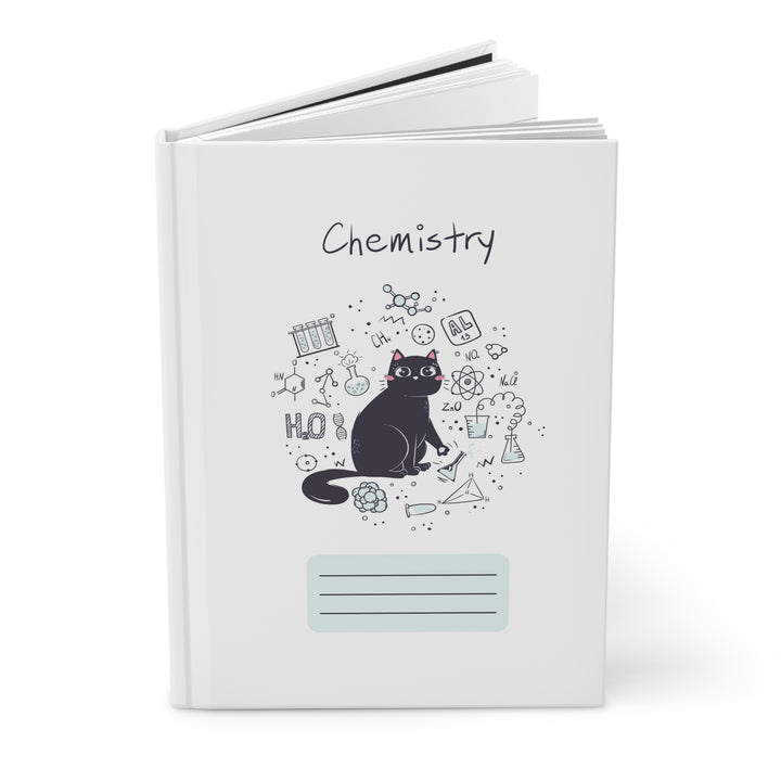 Chemistry Cat Hardcover Journal