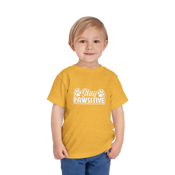 Stay Pawsitive Toddler Tee