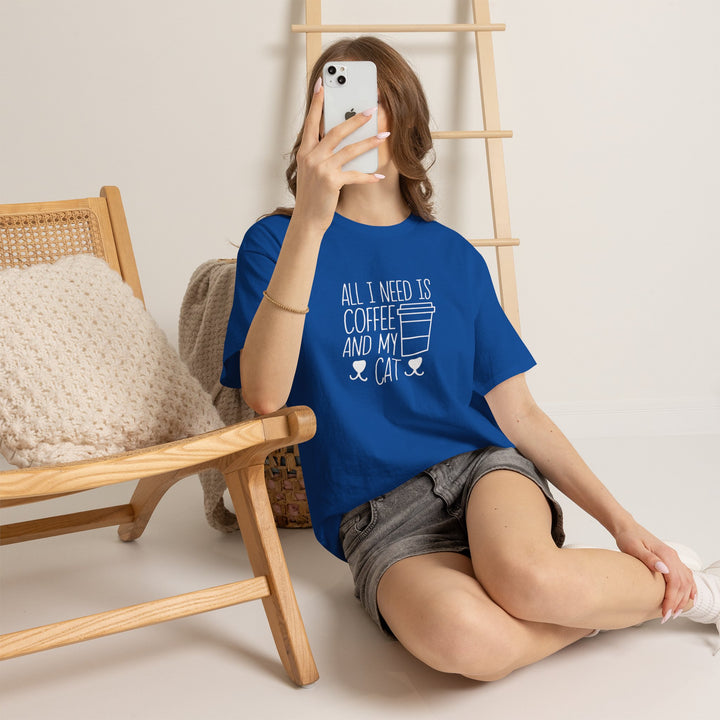 Coffee and My Cat Cotton Tee