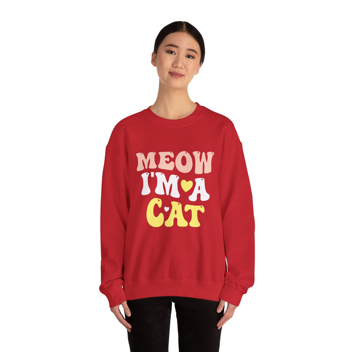 Meow I'm A Cat Unisex Crewneck Sweatshirt