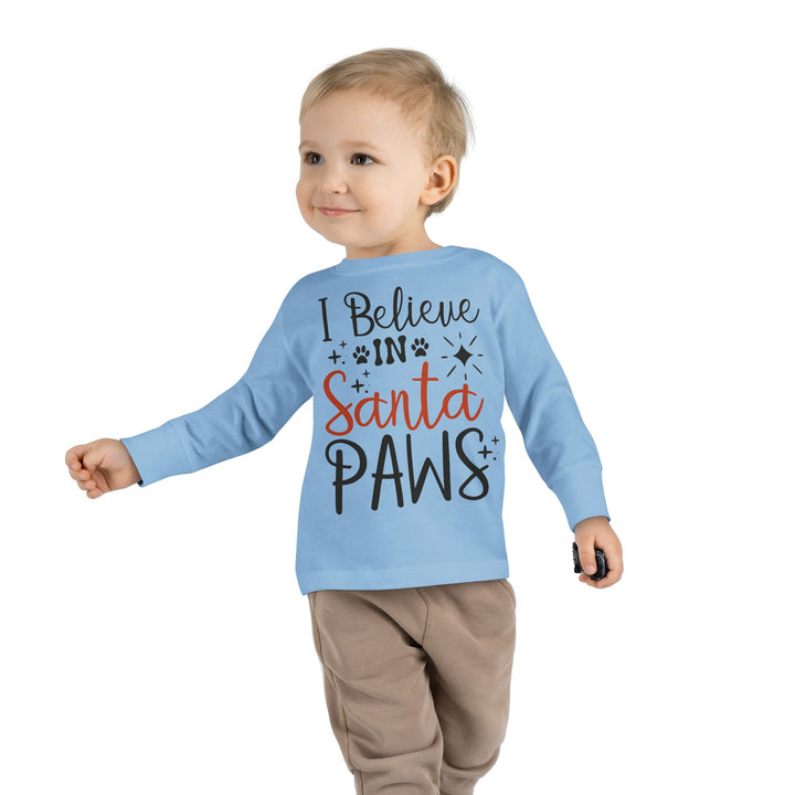 Santa Paws Toddler Long Sleeve Tee