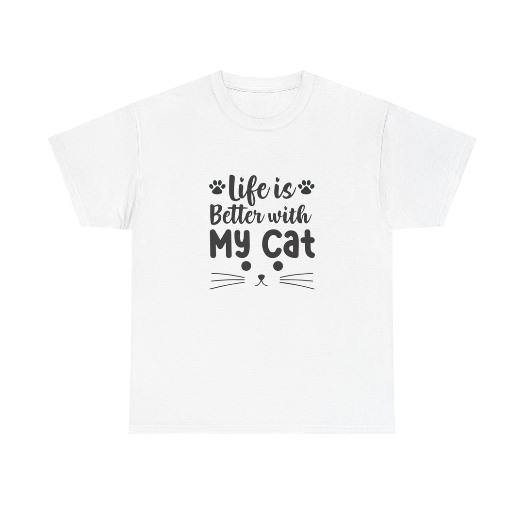 Better With My Cat Cotton Tee