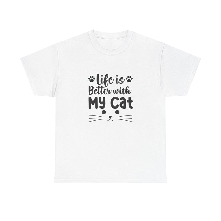 Better With My Cat Cotton Tee