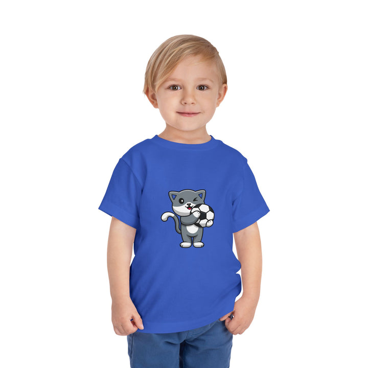 Soccer Cat Toddler Tee