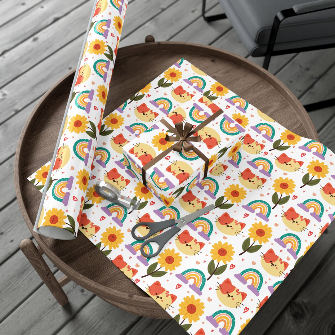 Rainbow Whisker Gift Wrap