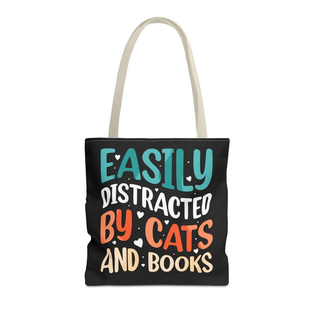 Cats and Books Tote Bag