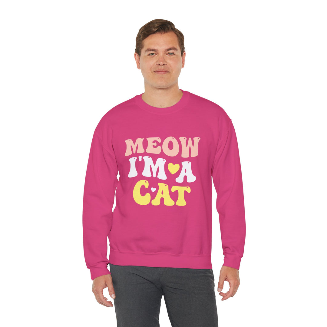 Meow I'm A Cat Unisex Crewneck Sweatshirt