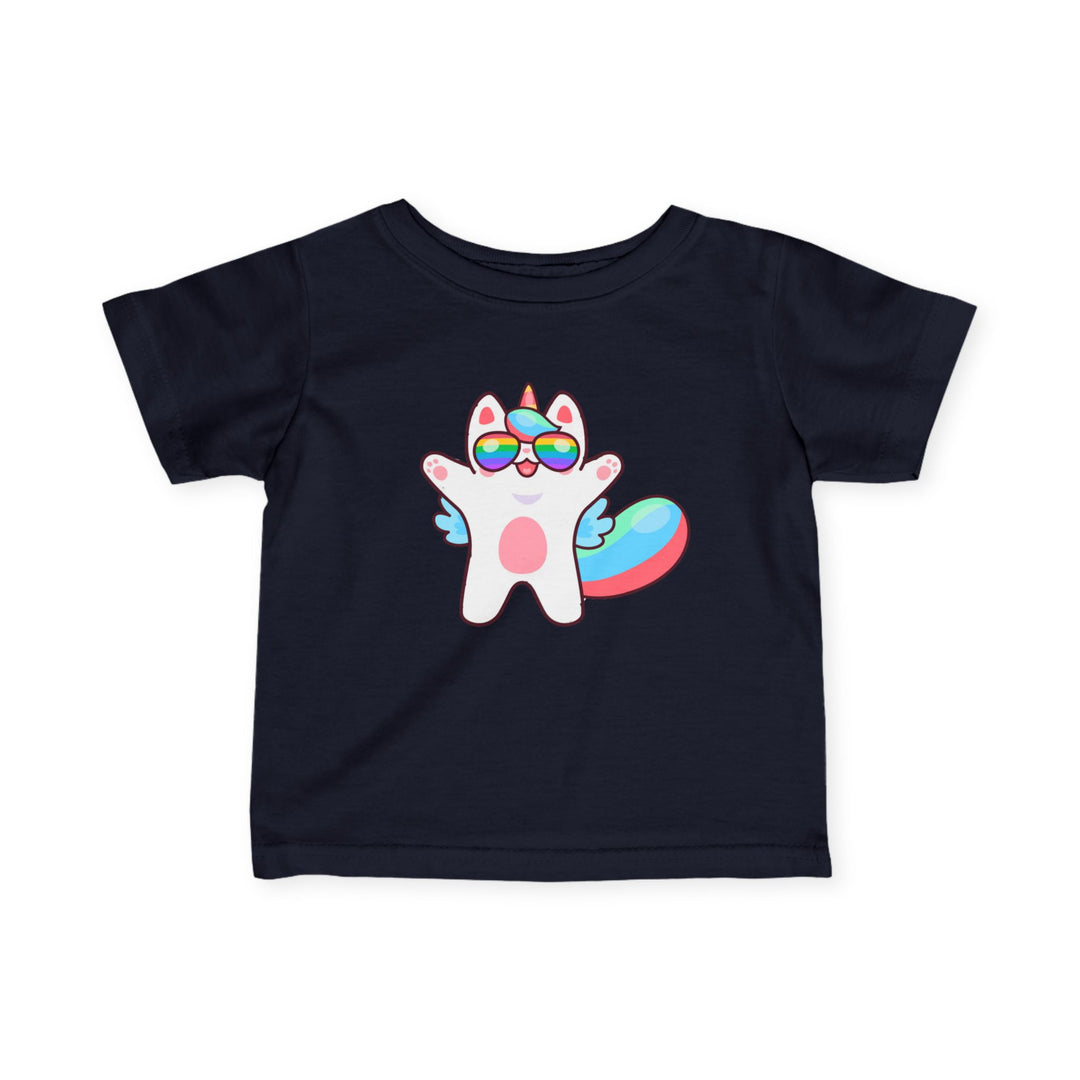 Caticorn Party Time Infant Fine Jersey Tee
