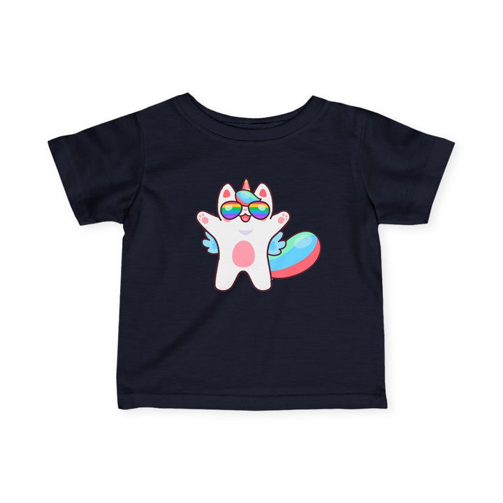 Caticorn Party Time Infant Fine Jersey Tee
