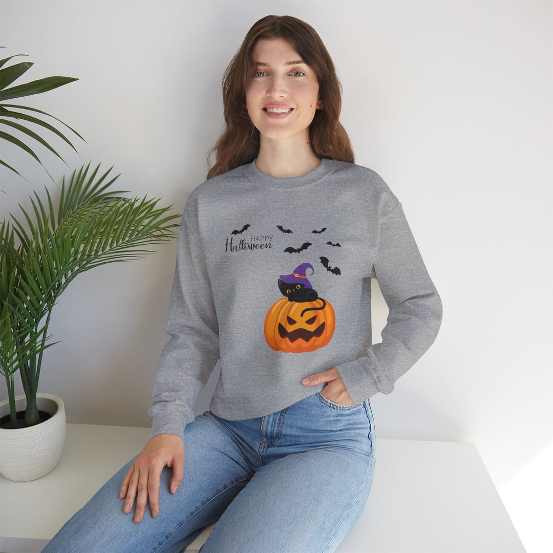 Cat-O-Lantern Crewneck Sweatshirt