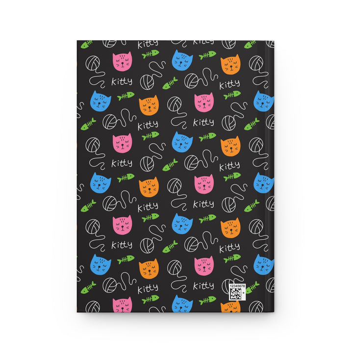 Bright Kitty Hardcover Journal