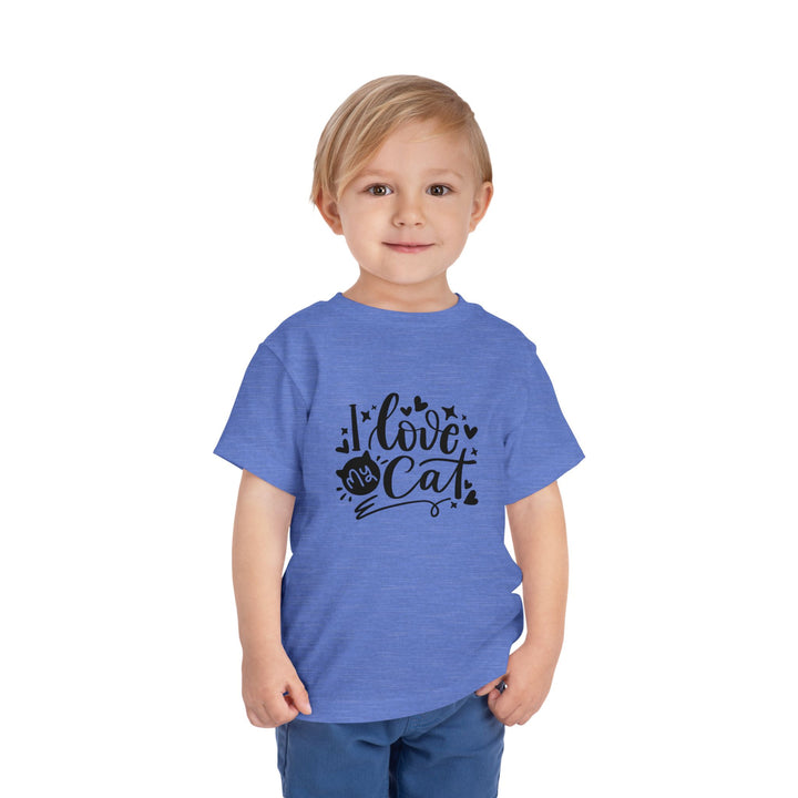 I Love My Cat Toddler Tee
