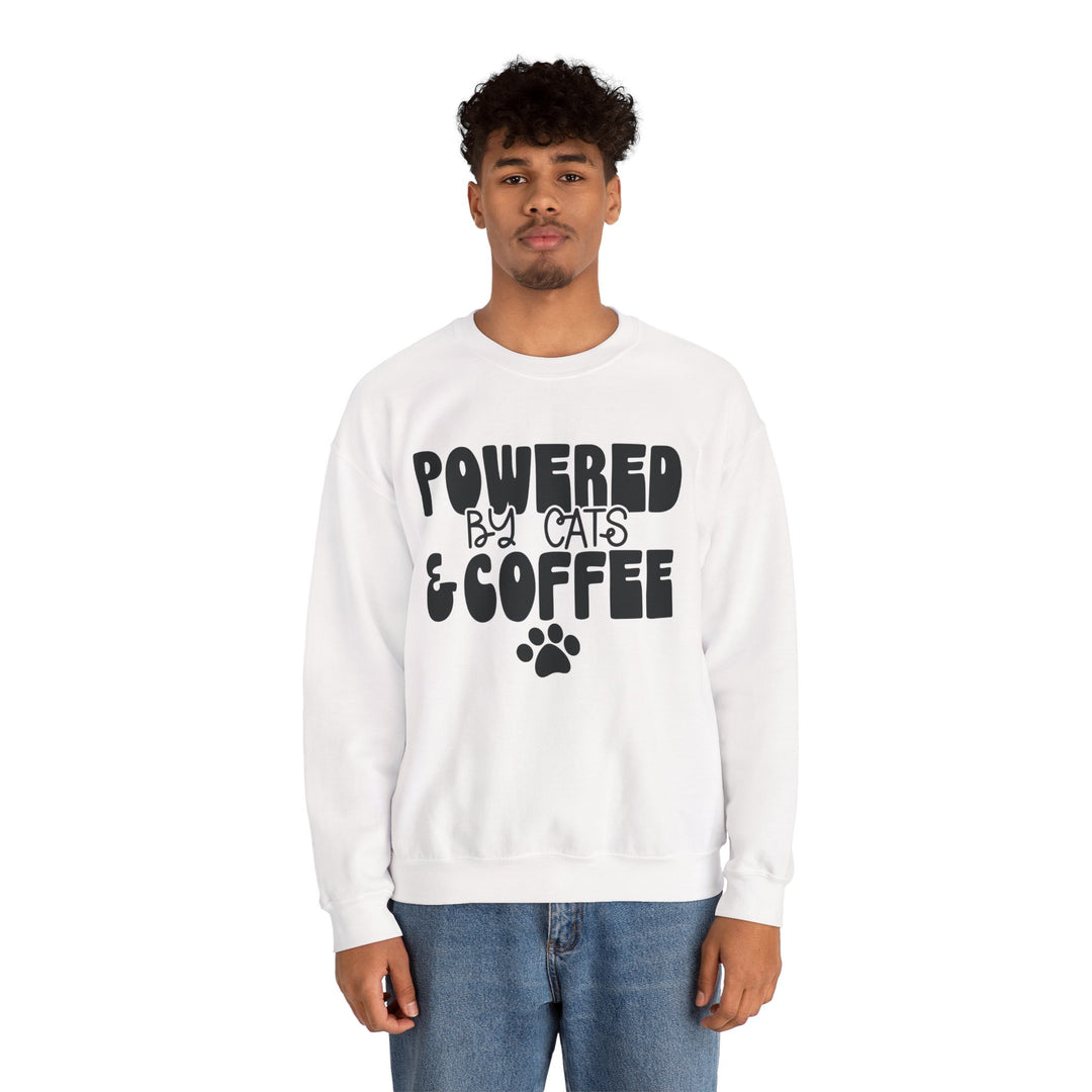 Cats and Coffee Crewneck Sweatshirt