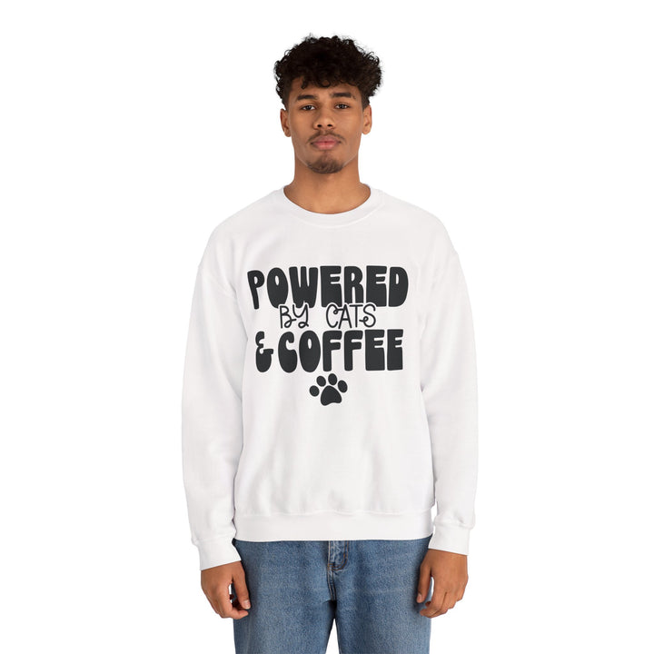 Cats and Coffee Crewneck Sweatshirt