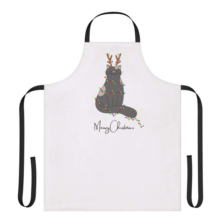 Bright Christmas Cat Apron