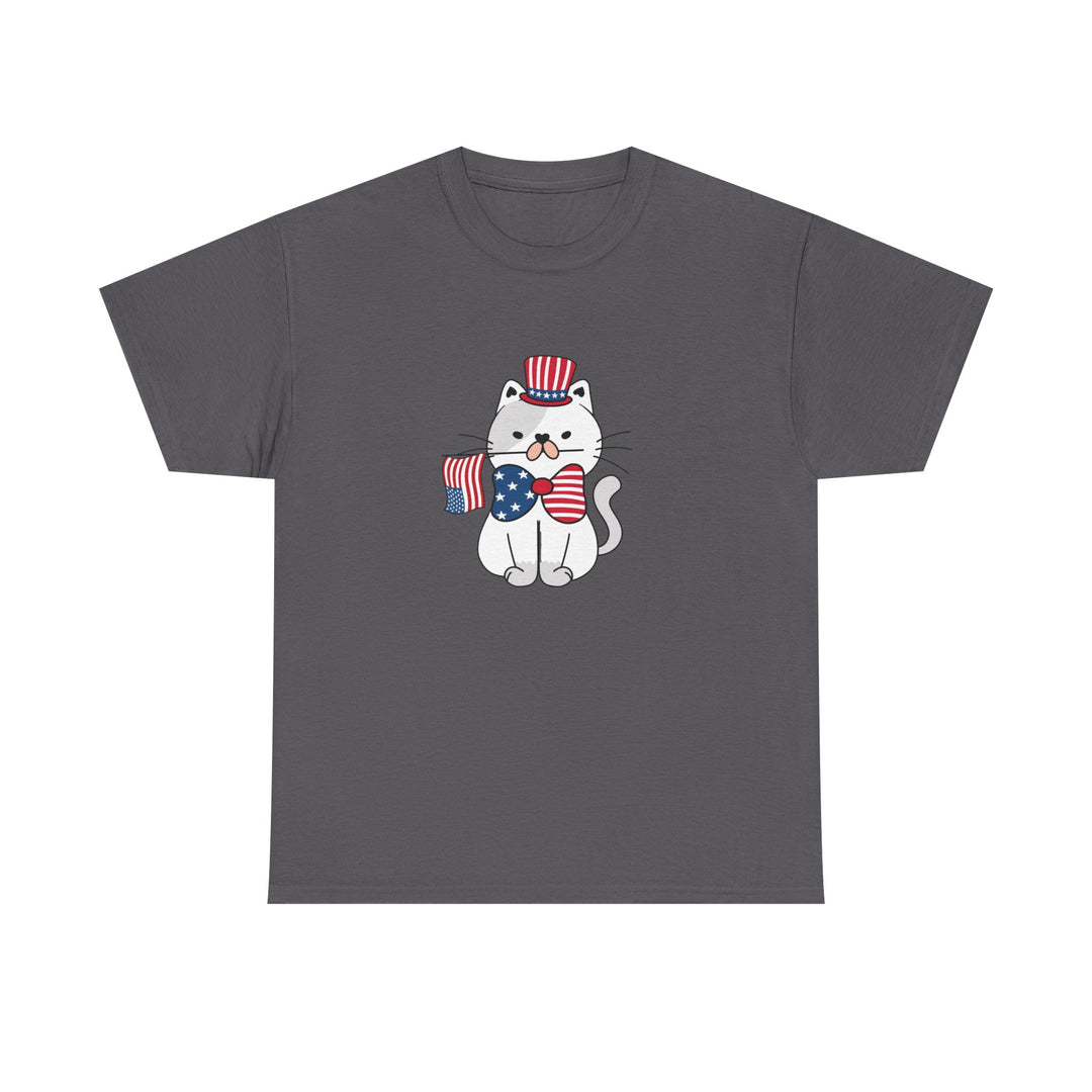 Patriotic Cat Cotton Tee