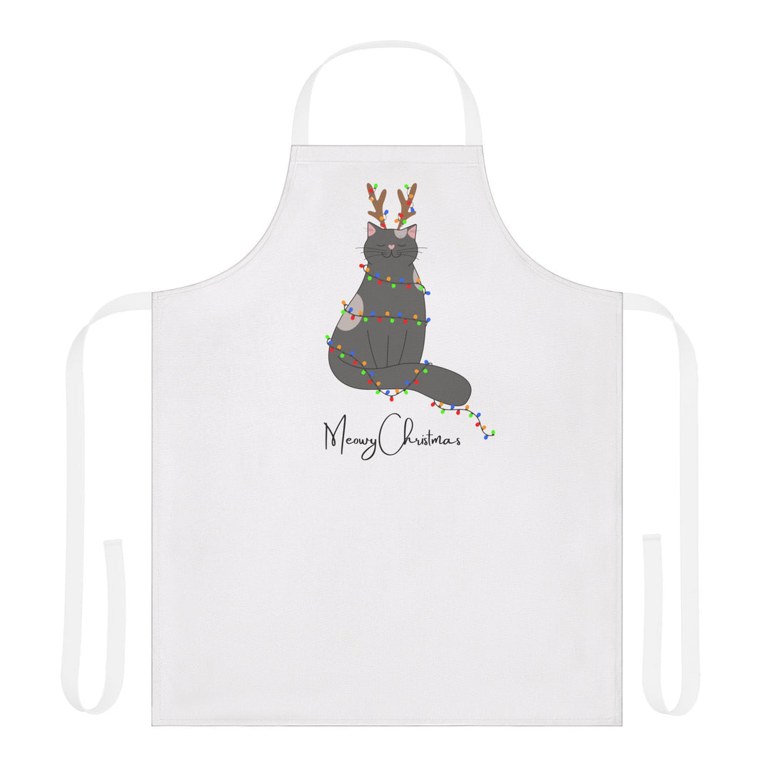 Bright Christmas Cat Apron