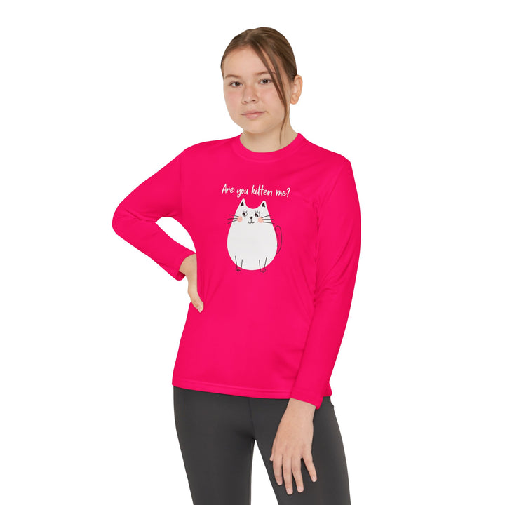 Kitten Me Youth Long Sleeve Tee