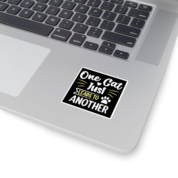 One Cat Just Leads to Another Sticker