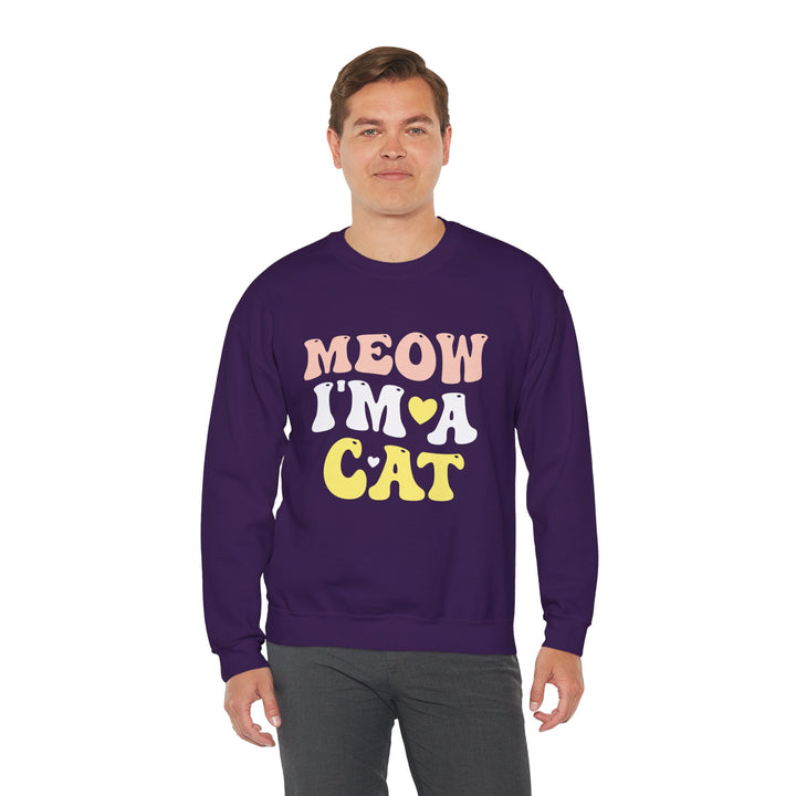 Meow I'm A Cat Unisex Crewneck Sweatshirt