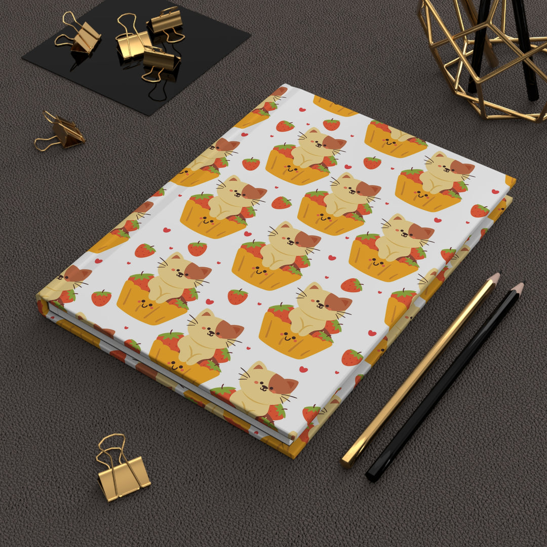 Cupcake Cat Hardcover Journal