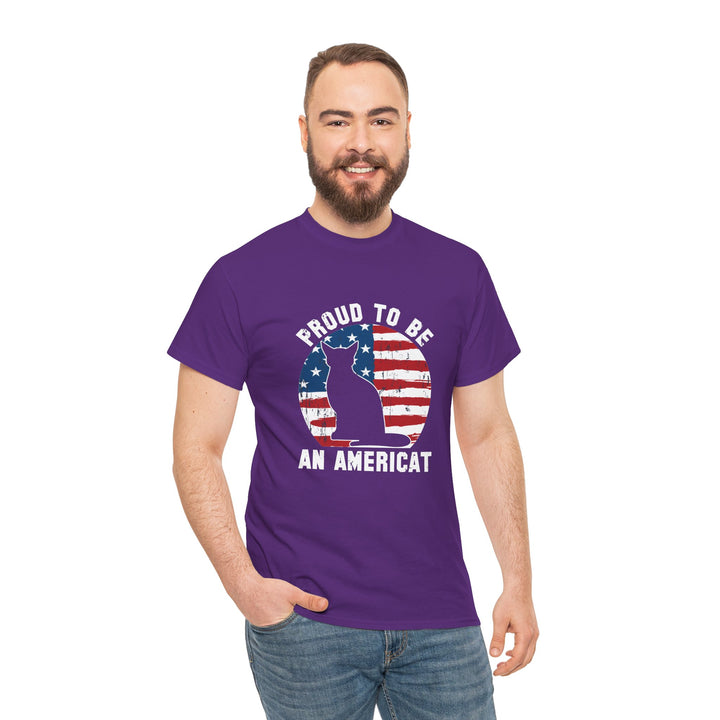 Proud to Be An Americat Cotton Tee
