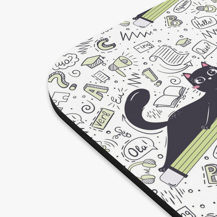 Language Cat Mouse Pad