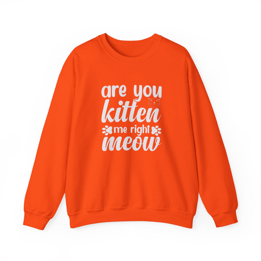 Kitten Me Right Meow Crewneck Sweatshirt
