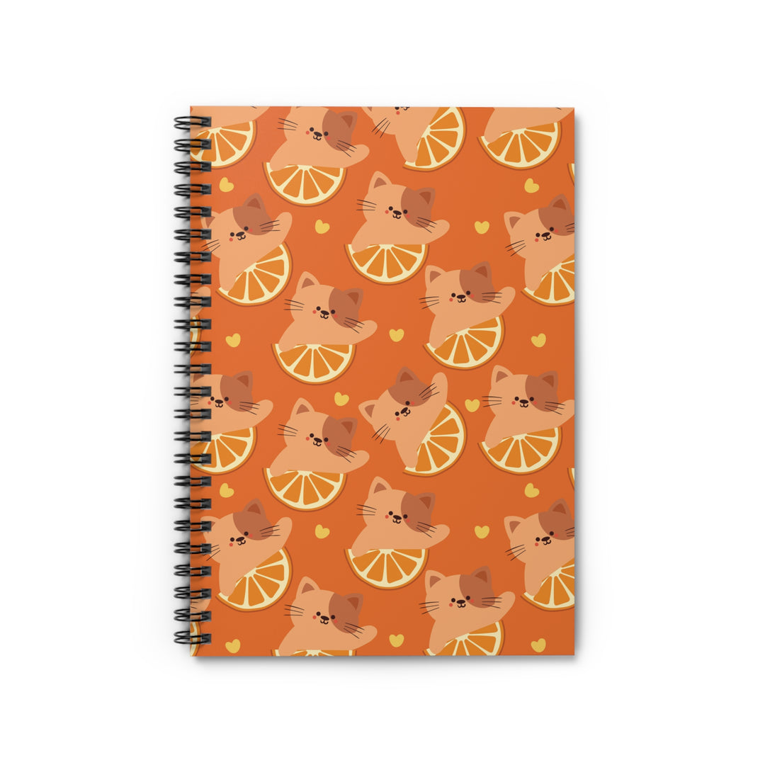 Citrus Cat Spiral Notebook