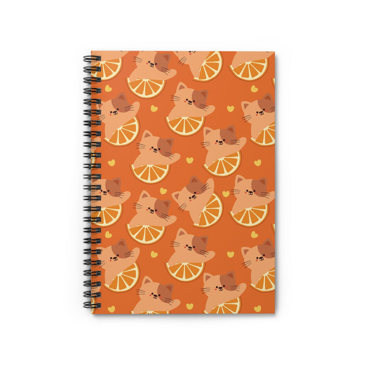 Citrus Cat Spiral Notebook