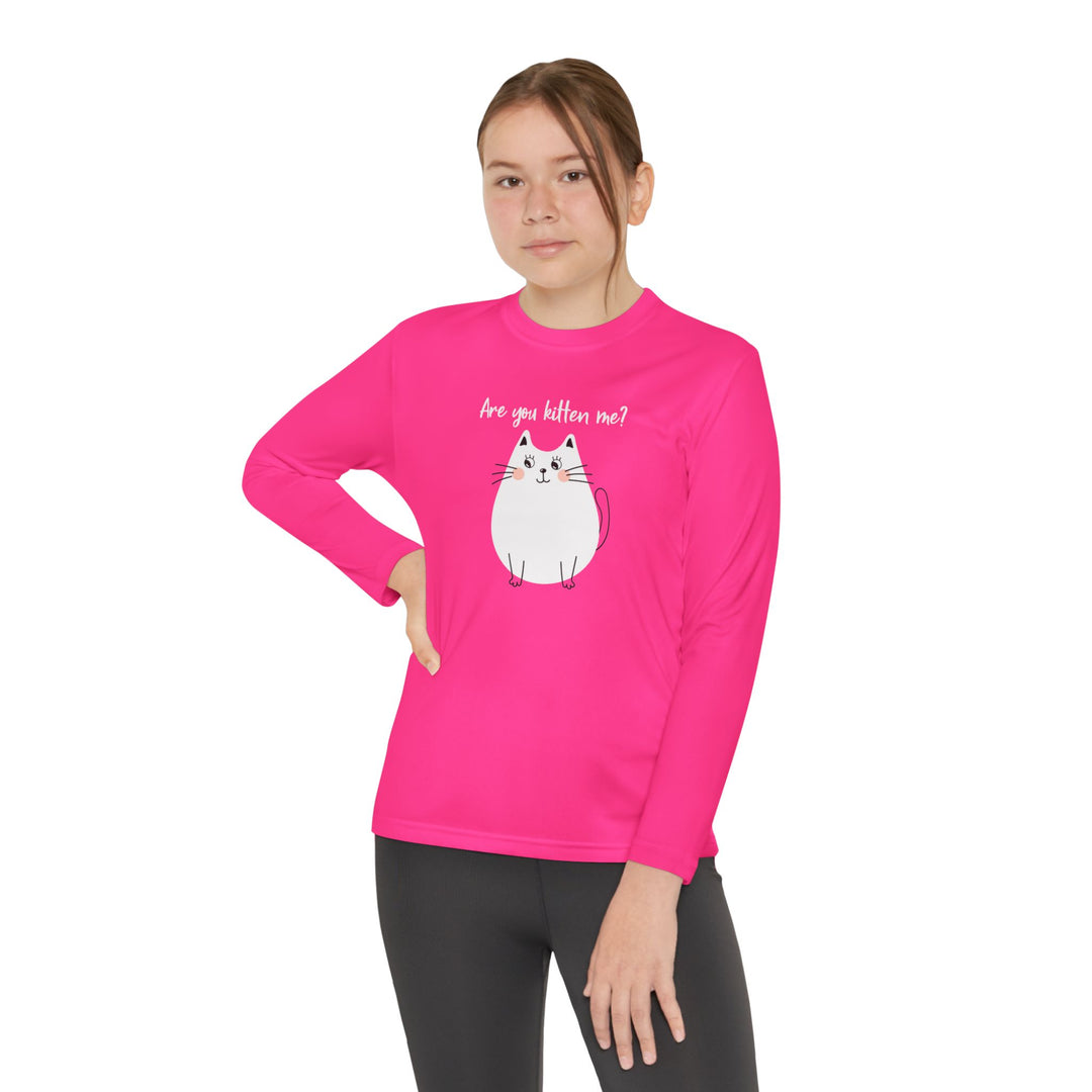 Kitten Me Youth Long Sleeve Tee