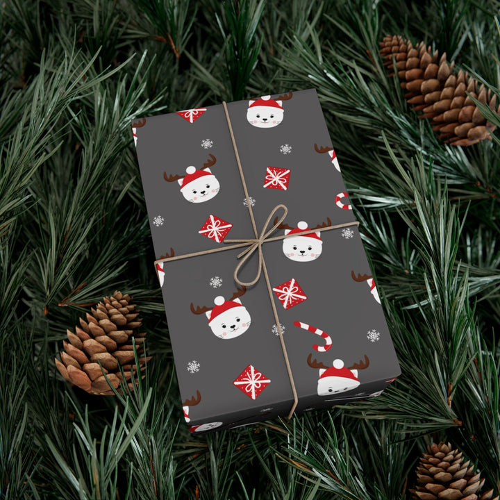 Reindeer Cat Gift Wrap