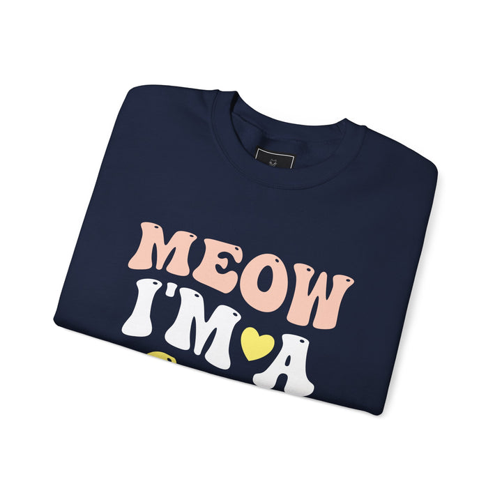 Meow I'm A Cat Unisex Crewneck Sweatshirt