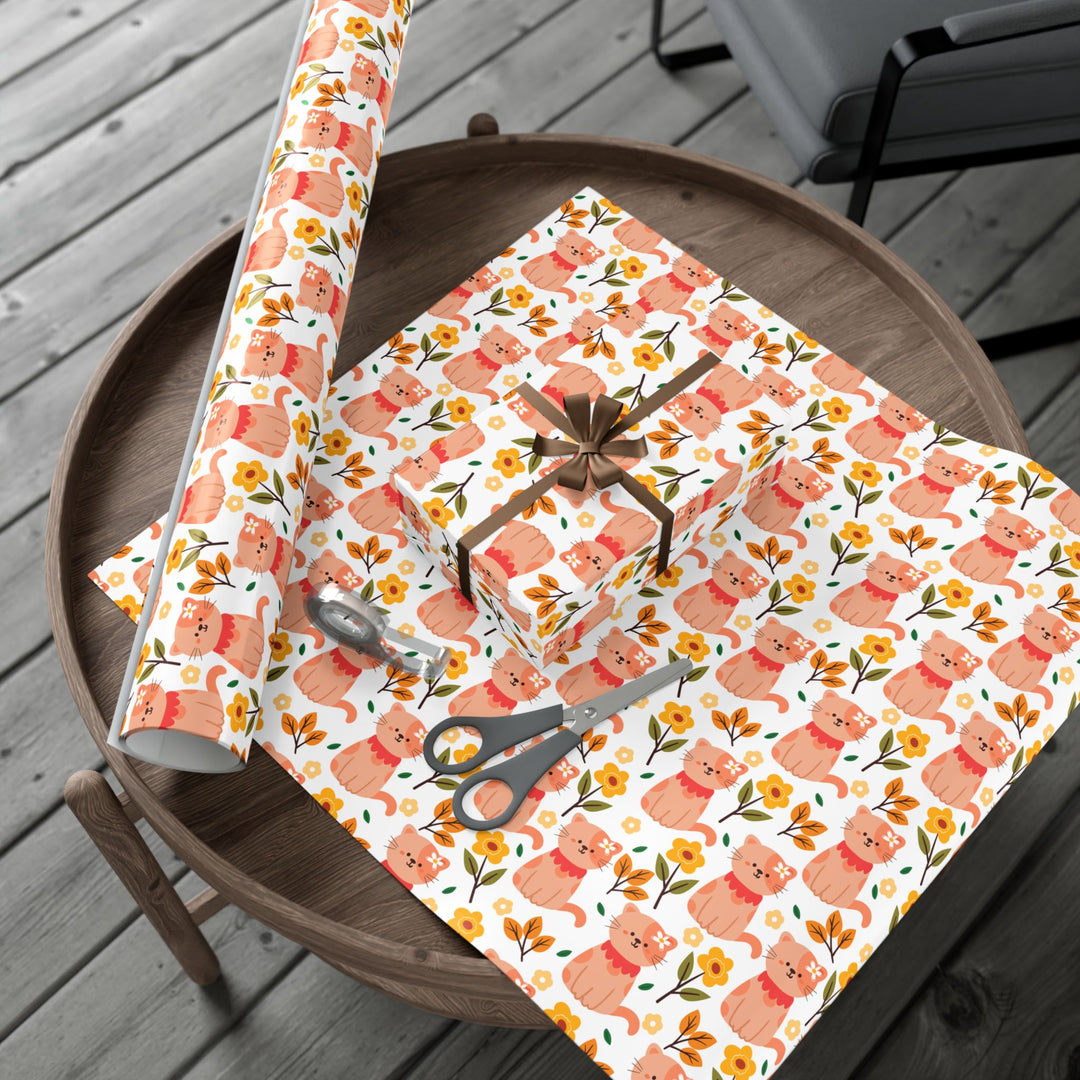 Petal Purrfection Gift Wrap