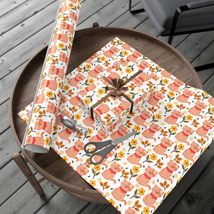 Petal Purrfection Gift Wrap