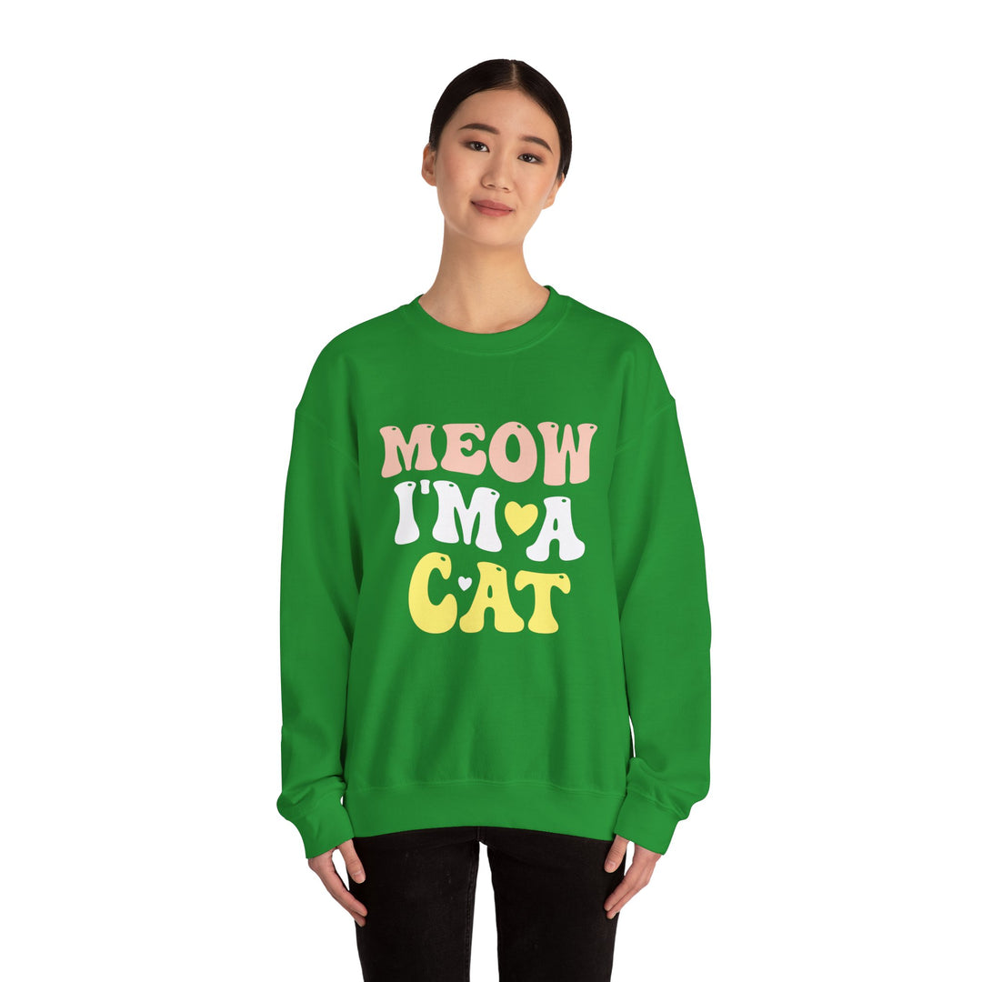 Meow I'm A Cat Unisex Crewneck Sweatshirt